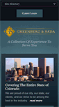Mobile Screenshot of greenbergsada.com